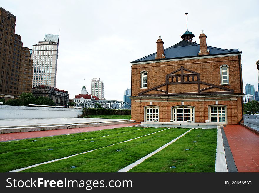 The bund of Shanghai building Shanghai tourism source new landmark