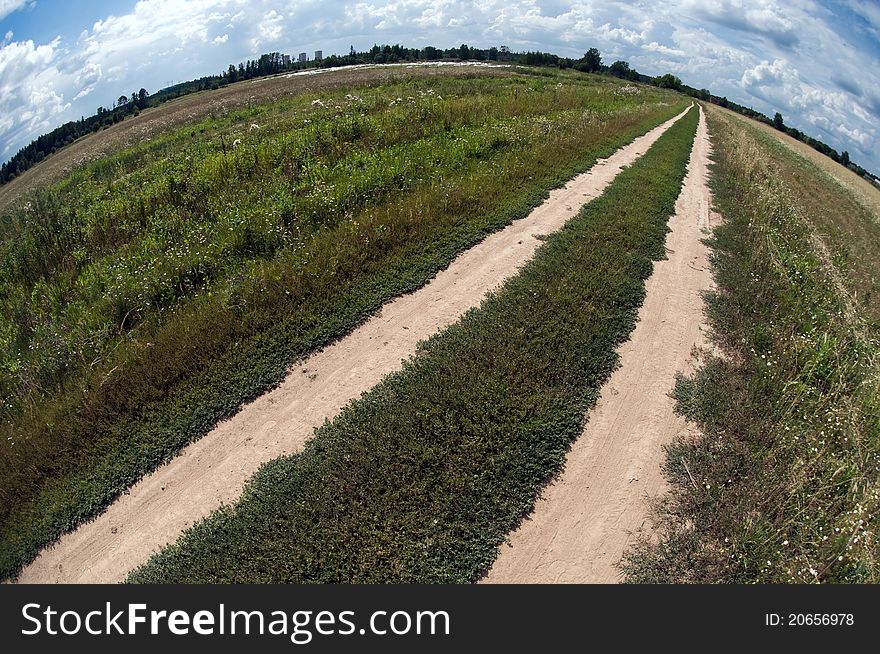 The road to the horizon