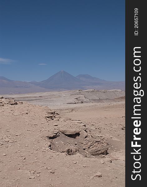 Moon Valley in Atacama desert