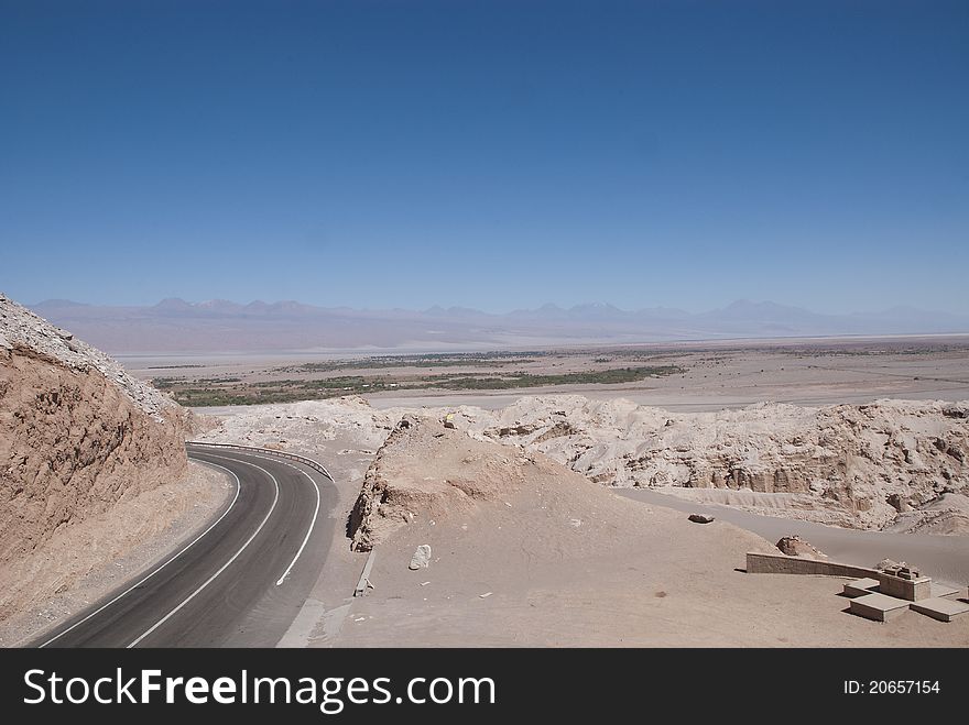 Moon Valley in Atacama desert