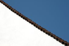 Roof Tiles Against A Blue Sky Stock Image Roof Tiles Against A Blue Sky Stock Image