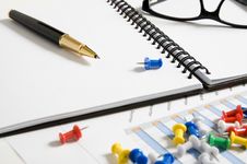 Blank Agenda Stock Photography