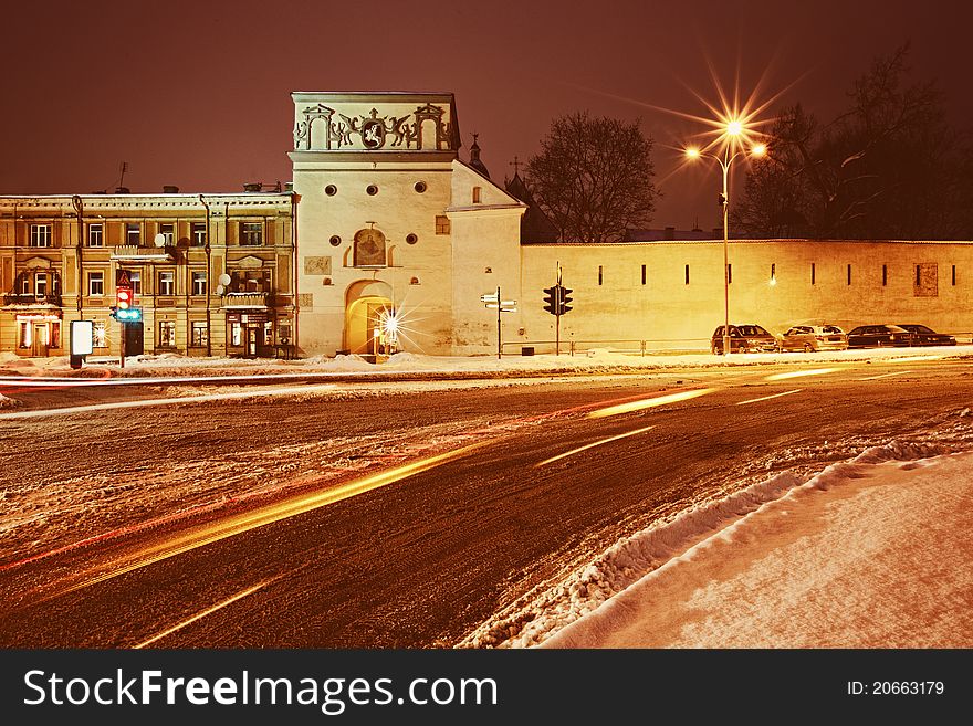 The Gate of Dawn (Ausros Vartu) is city-gate of Vilnius, the capital of Lithuania. The Gate of Dawn (Ausros Vartu) is city-gate of Vilnius, the capital of Lithuania.