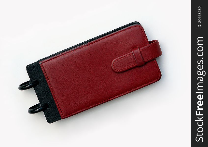 Leather Burgundy Address Book