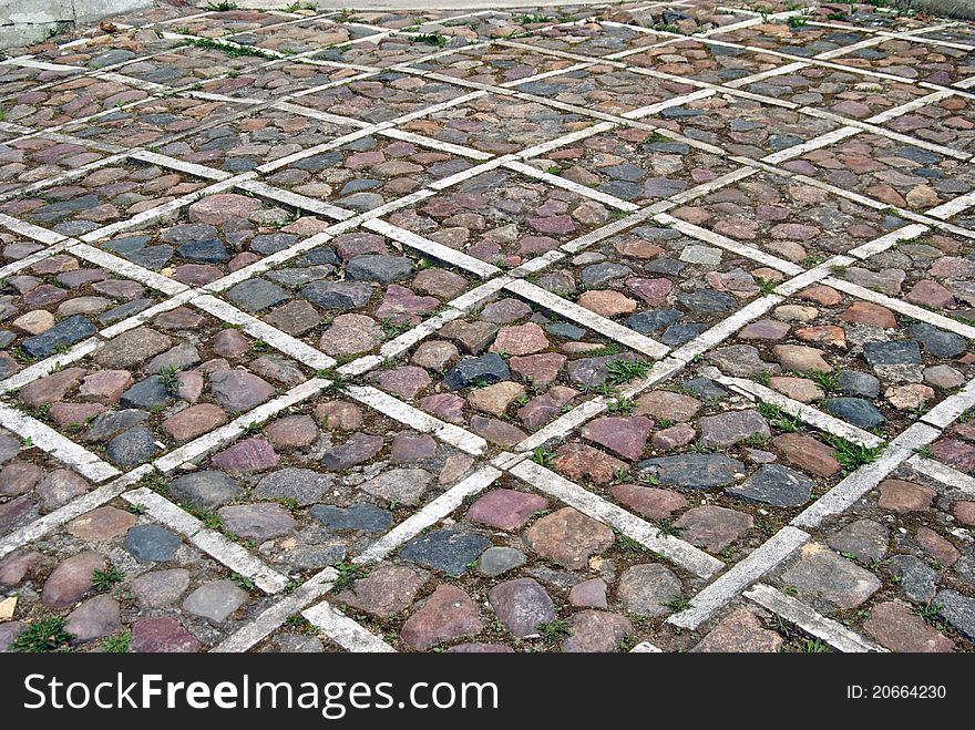 Stone pavement of the 19th century