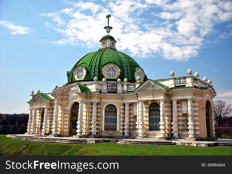 The pavilion on the estate called the Italian House. The pavilion on the estate called the Italian House.