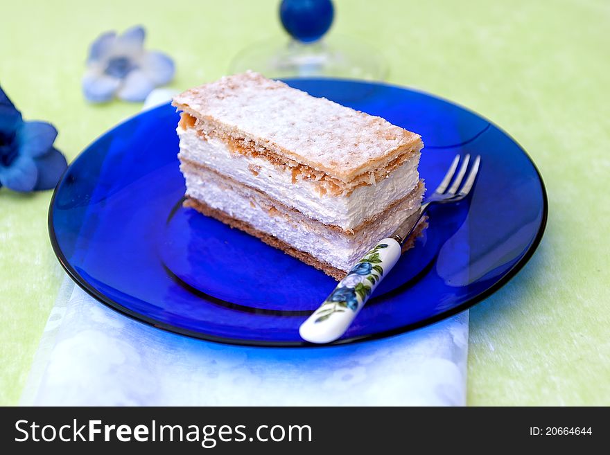 Vanilia creamy cake from Hungary