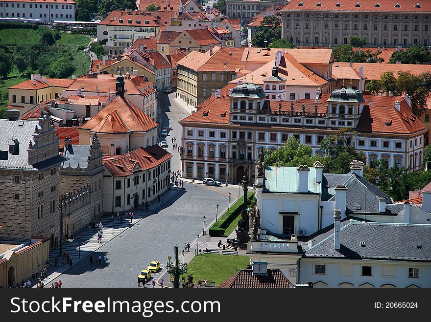 Near The Castle Of Prague
