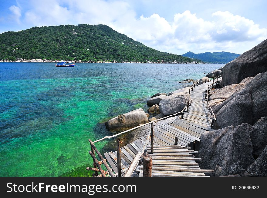 Nang Yuan island in Thailand. Nang Yuan island in Thailand