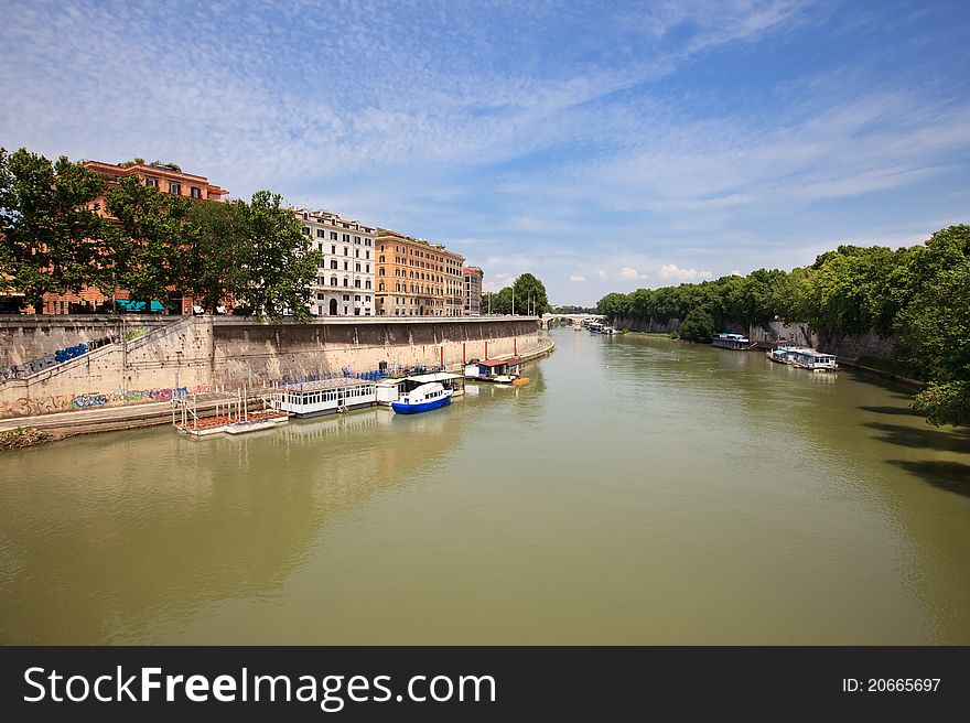 Landscape With River Tiber