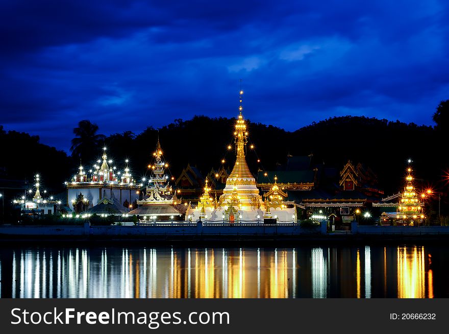 Panorama Of Thai Temple