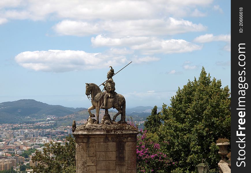 Statue of Saint Longinus-Bom Jesus do Monte -Portugal