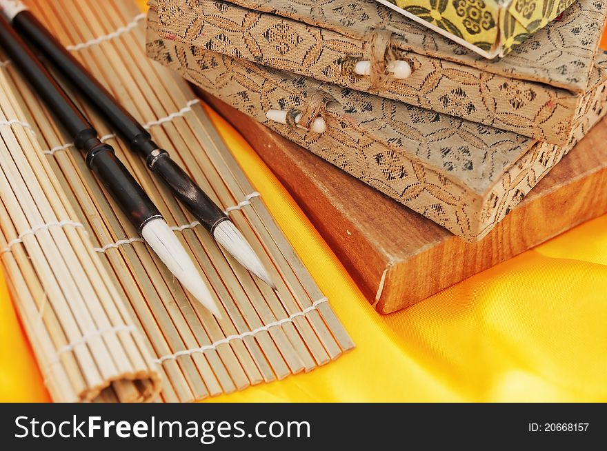 Chinese writing instruments of chinese calligraphy
