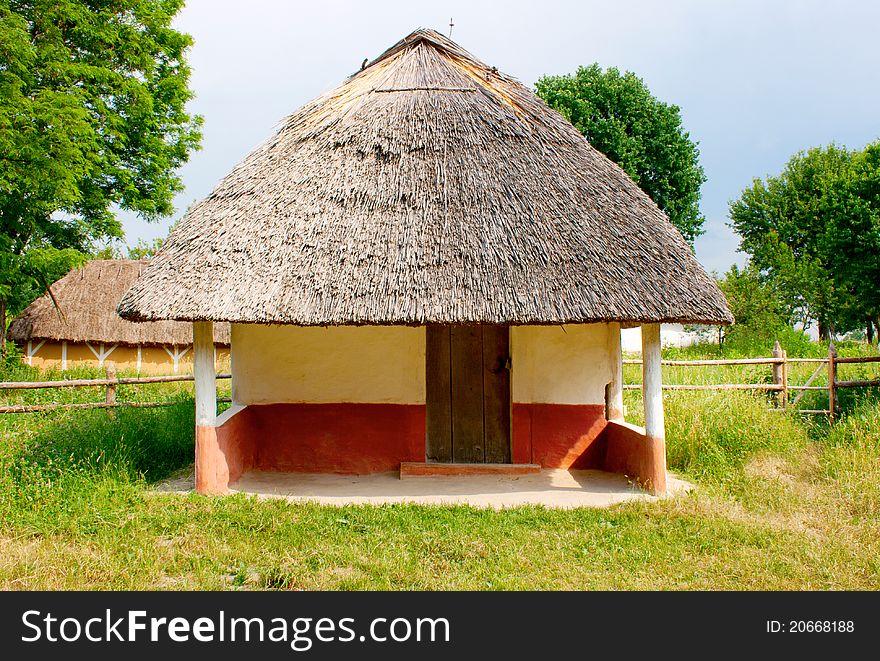 Traditional Ukrainian Homestead in Pirogovo