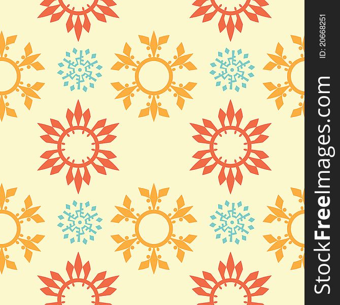 Seamless floral ornament background illustration. Seamless floral ornament background illustration