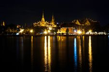 Royal Place At Night In Thailand Royalty Free Stock Image Royal Place At Night In Thailand Royalty Free Stock Image