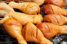 Grilling Chicken Leg Stock Image Grilling Chicken Leg Stock Image