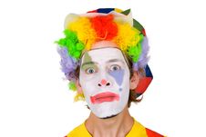 Colorful Clown Royalty Free Stock Photos