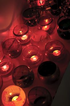 Scented Candles. Royalty Free Stock Image Scented Candles. Royalty Free Stock Image