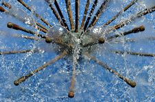 Abstract Water Fountain Stock Photo