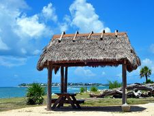Thatched Roof Tiki Hut Royalty Free Stock Images Thatched Roof Tiki Hut Royalty Free Stock Images