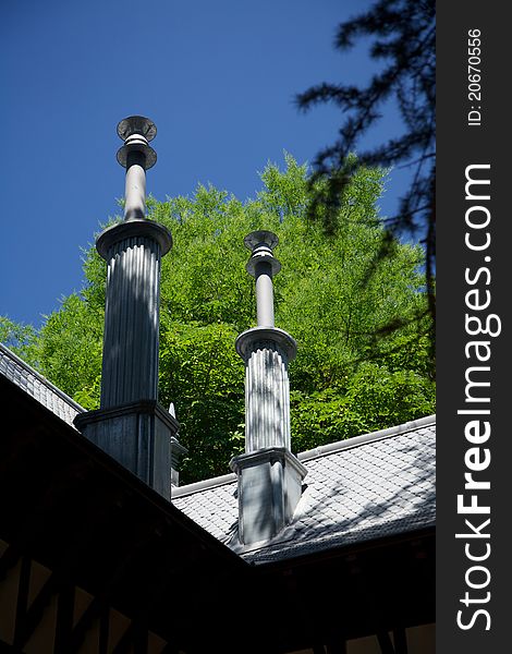 Ancient Chimneys At Campo Del Moro