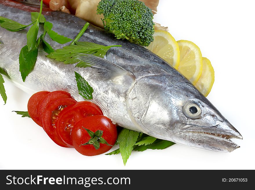 Mackerel With Lemon And Tomatoes