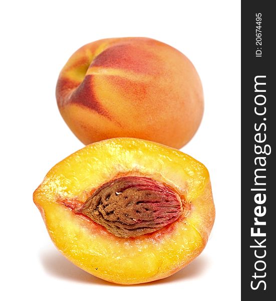 Fresh Ripe Peaches