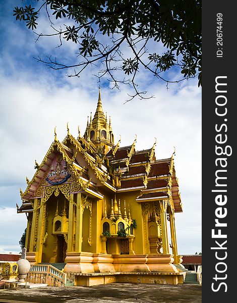 Buddhist temple in Phitsanulok province of Thailand. Buddhist temple in Phitsanulok province of Thailand