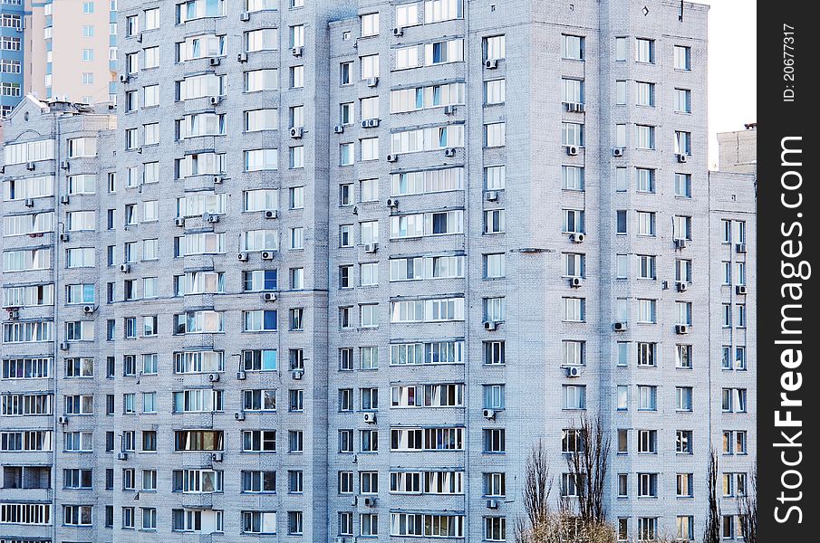Apartment House In A City