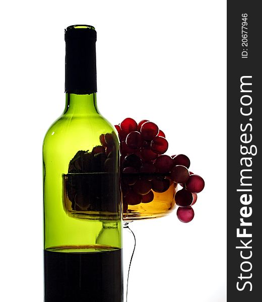 Abstract wine glassware background design with grapes. Abstract wine glassware background design with grapes.