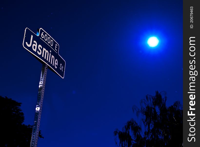 Jasmine Street At Night