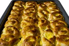 Cornish Pasty With Curd Royalty Free Stock Images Cornish Pasty With Curd Royalty Free Stock Images