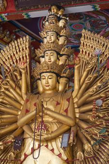 Guan Yin Thousand Hand Royalty Free Stock Images Guan Yin Thousand Hand Royalty Free Stock Images
