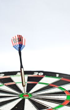 Dart On Board Stock Image