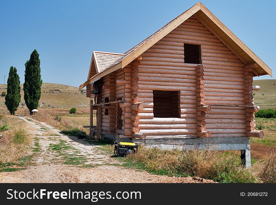 Construction Of A Wooden House
