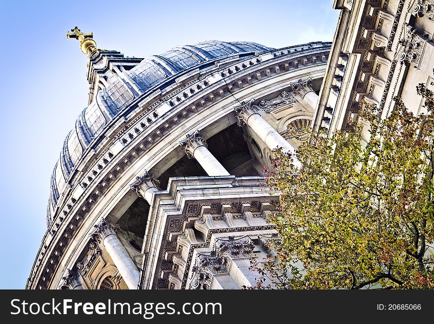 Close up of St Paul's Cathedral, London. Close up of St Paul's Cathedral, London