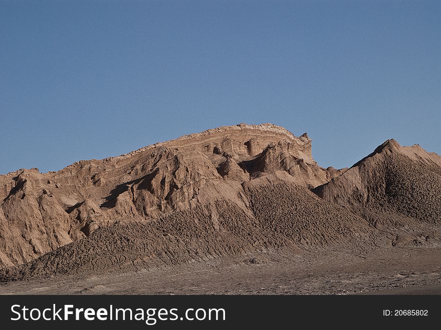 Moon Valley in Atacama desert