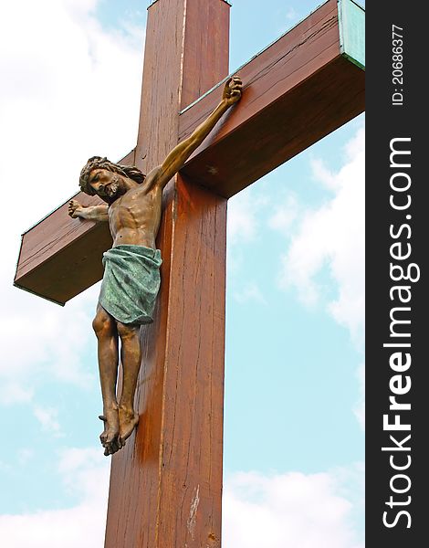Jesus Christ crucified symbol of God's love