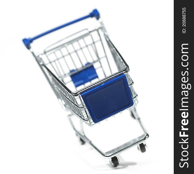 Isolated Shopping Trolley