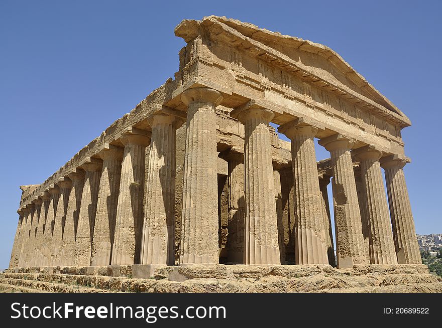 Greek temple insegesta, Sicily. Italy. Greek temple insegesta, Sicily. Italy.