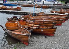 Rowing Boats For Hire Royalty Free Stock Photos