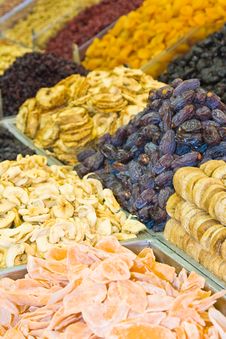 Colorful Dried Fruits And Dates Royalty Free Stock Images Colorful Dried Fruits And Dates Royalty Free Stock Images