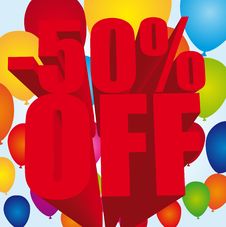 -50 Percent Off Stock Images
