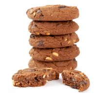Cookies With Nuts And Chocolate Stock Photos Cookies With Nuts And Chocolate Stock Photos