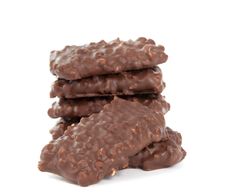 Biscuits With Chocolate And Nuts Royalty Free Stock Photos Biscuits With Chocolate And Nuts Royalty Free Stock Photos