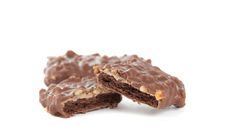Biscuits With Chocolate And Nuts Stock Photos Biscuits With Chocolate And Nuts Stock Photos