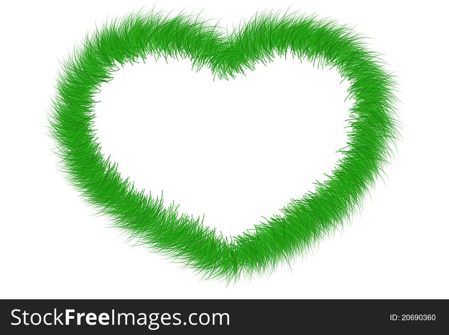 Heartshaped Grass Frame