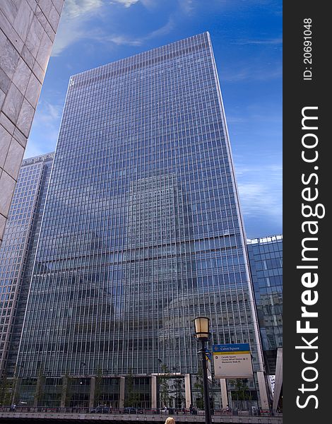 Corporate building in the City of London. Corporate building in the City of London