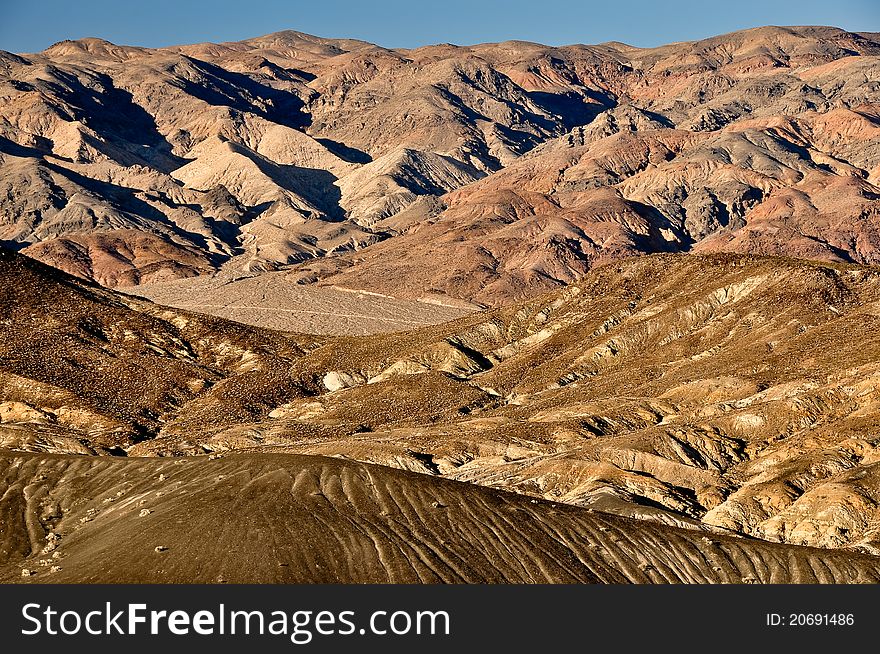 Death valley landsape view